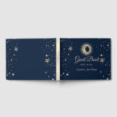 天上の金色の太陽と月と星 ゲストブック (全面)