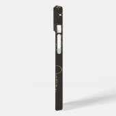 天上の金色の星、月と星座 Case-Mate iPhoneケース (裏面 / 左)