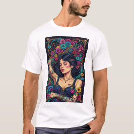 天上の開花Tシャツ Tシャツ