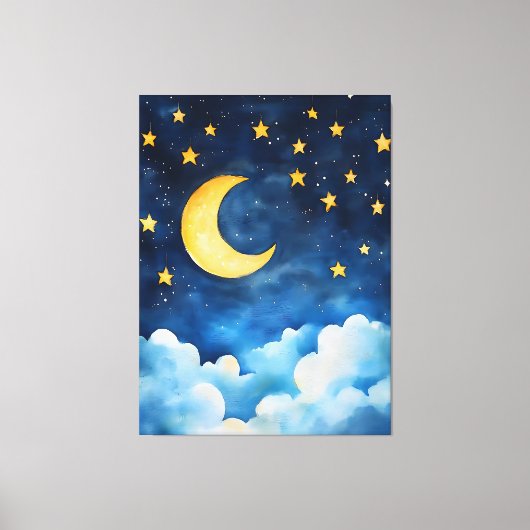 天上の静謐 キャンバスプリント (正面)