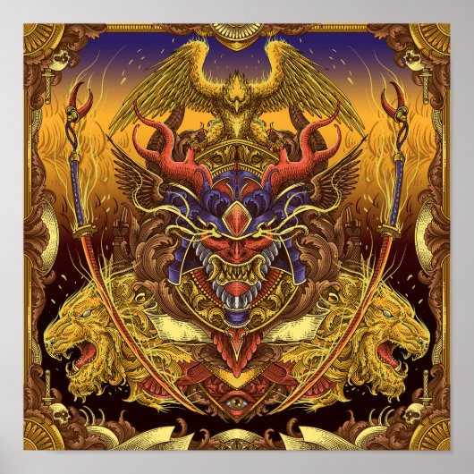 天上の鬼 ポスター (正面)