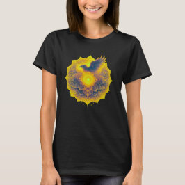 天上の鷲の曼荼羅 スピリチュアル エネルギー Tシャツ