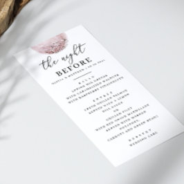 天上リハーサルのディナー | ピンク赤面ムーン メニュー