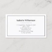 天上三月女神メタフィシカル神秘的 名刺 (裏面)