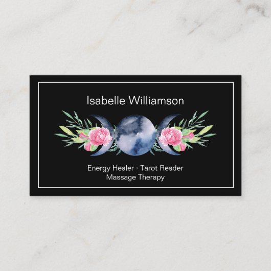 天上三月女神メタフィシカル神秘的 名刺 (正面)