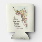 天上天使とことわざスケッチ心地よい 缶クーラー (裏面)