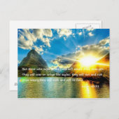 天上感動的はがき ポストカード (正面/裏面)