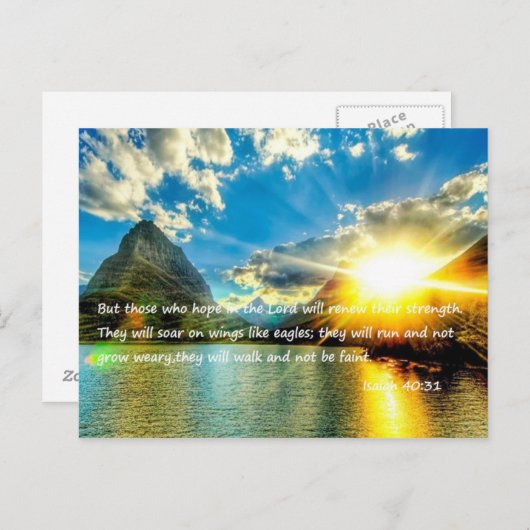 天上感動的はがき ポストカード (正面/裏面)