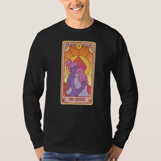 天上美的トリプルムーンウィッカウィッチータロット Tシャツ (正面)