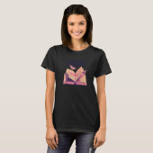 天上美的トリプルムーンウィッカウィッチータロット Tシャツ (正面フル)