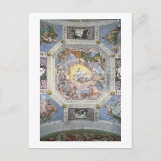 天井からのユニバーサル調和、または神愛 ポストカード (正面)
