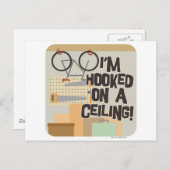 天井に引っ掛かってる！ ポストカード (正面/裏面)