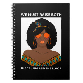 天井の床を上げるBLM女性の権利 ノートブック