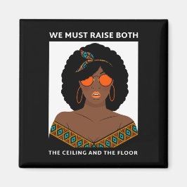 天井の床を上げるBLM女性の権利 マグネット