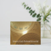 天井の詳細、メイソリウム ジェネラル・グラント記念館 ポストカード (スタンド正面)