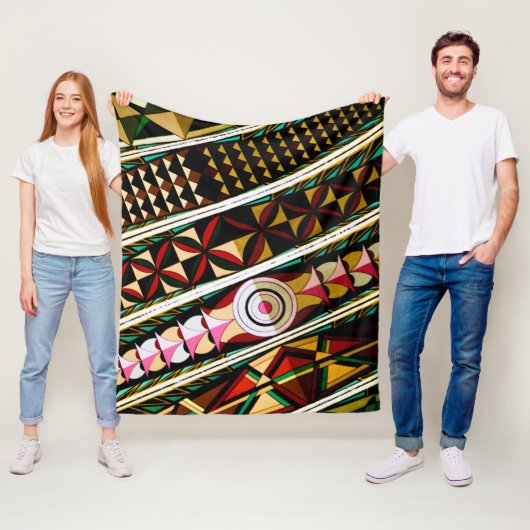 天井カラフルスペインの フリースブランケット (インサイチュ)