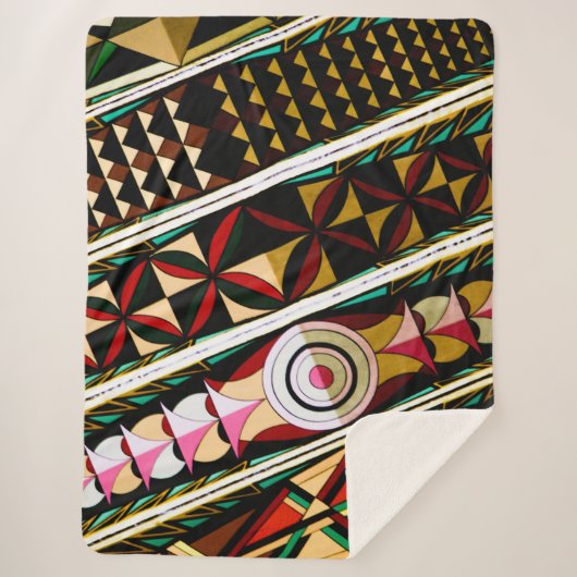 天井カラフル構スペインの造 シェルパブランケット (正面)