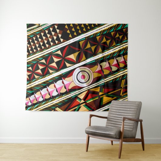 天井カラフル構スペインの造 タペストリー (インサイチュ(横))