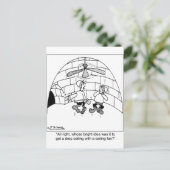 天井ファンは誰が入れた？ ポストカード (スタンド正面)