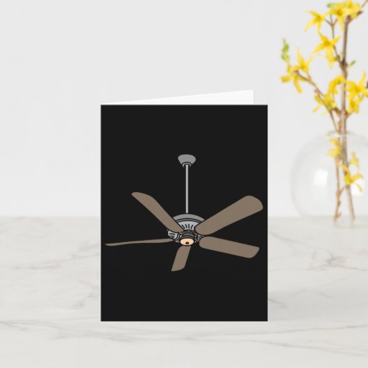 天井ファン怠惰Diyハロウィーンの衣装おもしろい簡単 カード (黄色い花)