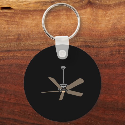 天井ファン怠惰Diyハロウィーンの衣装おもしろい簡単 キーホルダー (正面)