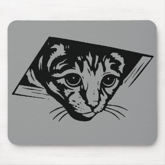 天井猫 マウスパッド (正面)