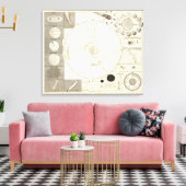 天体の地図 キャンバスプリント (インサイチュ (リビング))