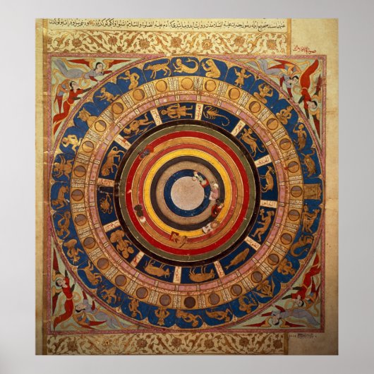 天体の地図， 'Zubdet ut Teverh'から ポスター (正面)