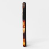 天体の衝突:赤と金ゴールド Case-Mate iPhoneケース (裏面/左)