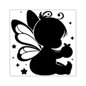 天体の赤ちゃん蝶の妖精 オリジナルグッズ ラバースタンプ (インプリント)