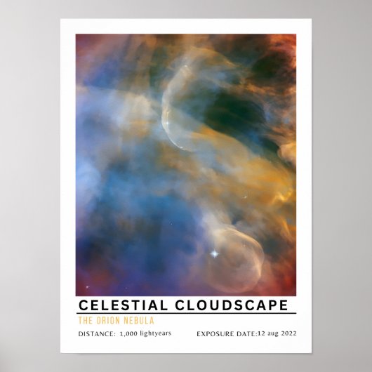 天体の雲景宇宙教育 ポスター (正面)