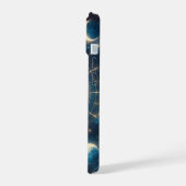 天体をモチーフにした携帯ケース iPhone 15ケース (左側面)