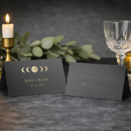 天体アートデコの結婚式席札 プレイスカード