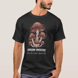天体キノコ星座宇宙 Tシャツ