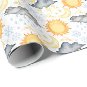 天体ギフト包装紙 ラッピングペーパー (ロールコーナー)