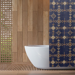 天体グリッド シャワーカーテン