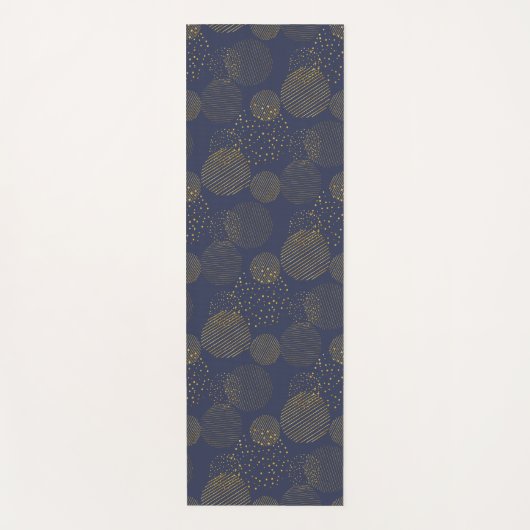 天体グリッド ヨガマット (正面)