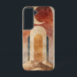 天体ゲートウェイの電話ケース SAMSUNG GALAXY S22ケース<br><div class="desc">月面の下の赤毛の世界に入る超現実的なアーチ形の道は、遷移、謎、そして異世界の美しいを表している。</div>