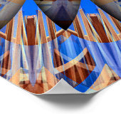 天体コンパスの放射対称性 ポスター (角)