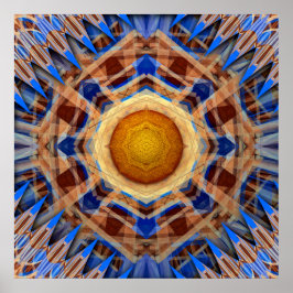 天体コンパスの放射対称性 ポスター