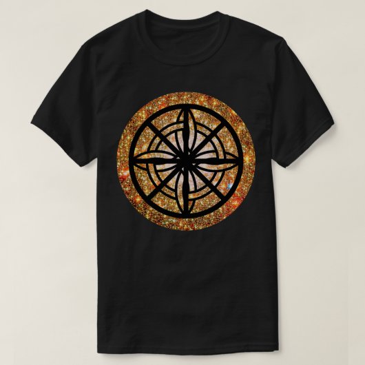 天体コンパス Tシャツ (デザイン正面)