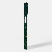 天体ゴールドサンアンドムーン星グリーン Case-Mate iPhoneケース (裏面 / 右)