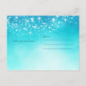 天体ショー 月のきらめきパーティー 保存日付 案内ポストカード (裏面)