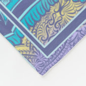 天体ジオメトリポータル フリースブランケット (角)