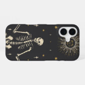 天体スケルトン iPhone 16ケース (裏面横)