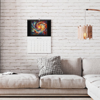 天体スピリチュアル鮮やかカレンダー カレンダー