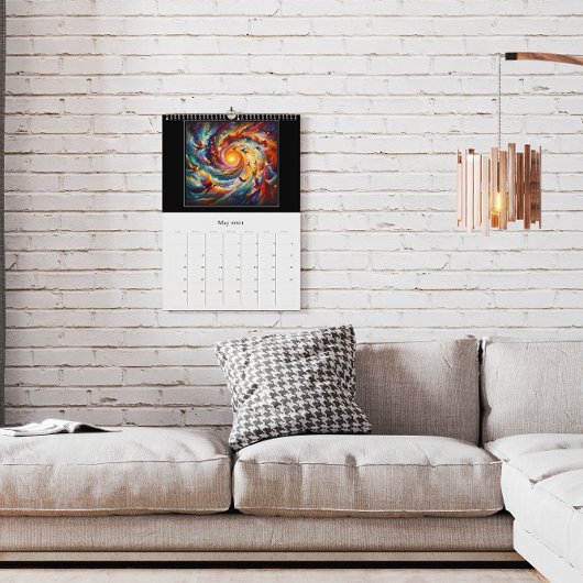 天体スピリチュアル鮮やかカレンダー カレンダー