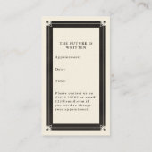 天体タロットアポイントメントカード 名刺 (裏面)