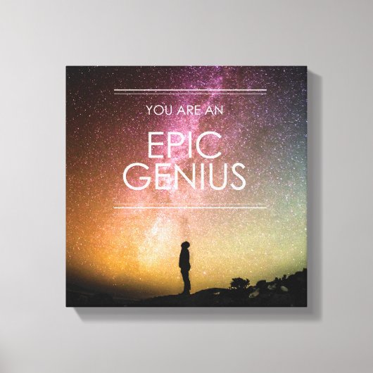 天体チャーム#1 (12x12) キャンバスプリント (正面)