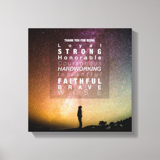 天体チャーム#2 (12x12) キャンバスプリント (正面)